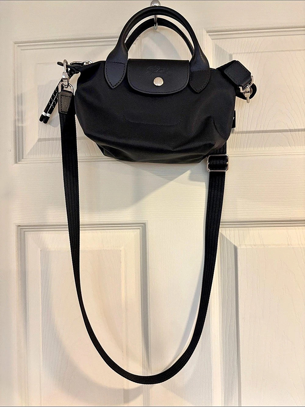 Longchamp Le Pliage Xtra XS Handbag Black Crossbody Satchel